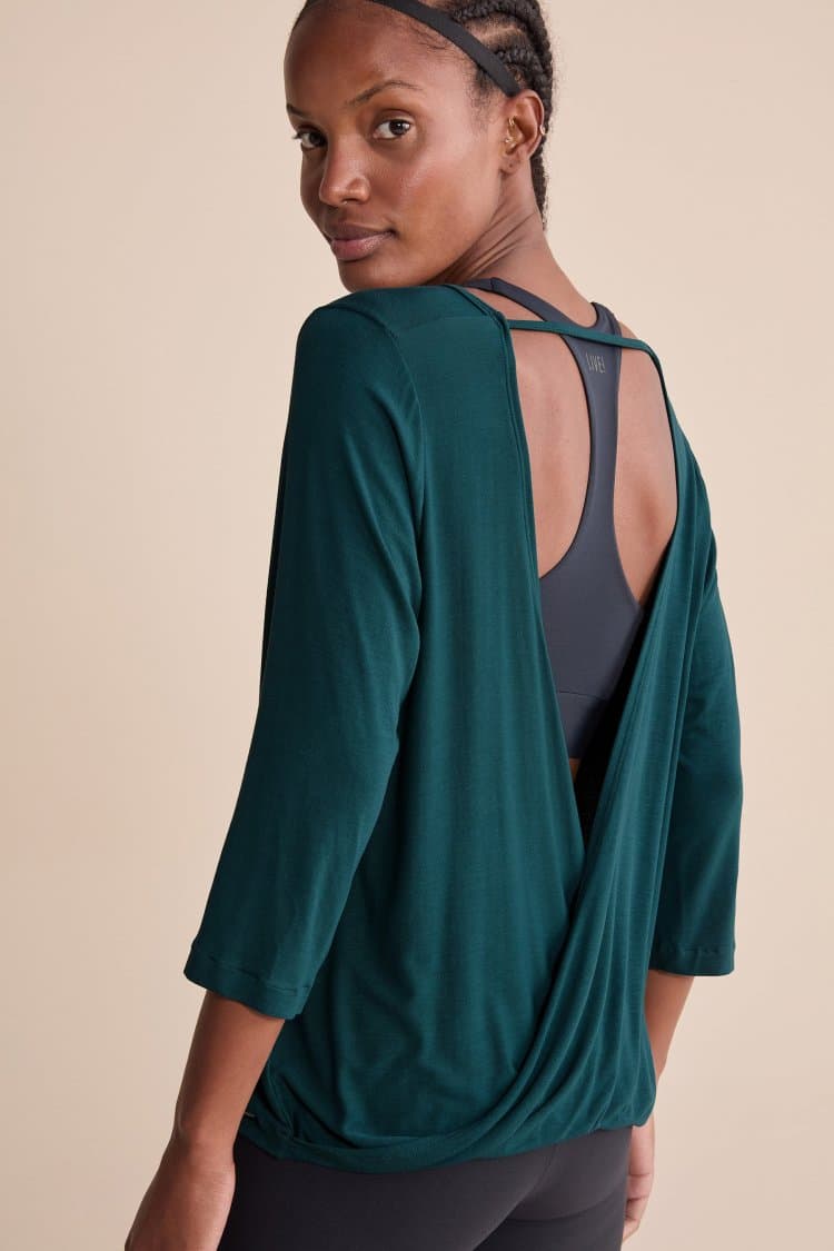 Camiseta ML Cross Back Visco