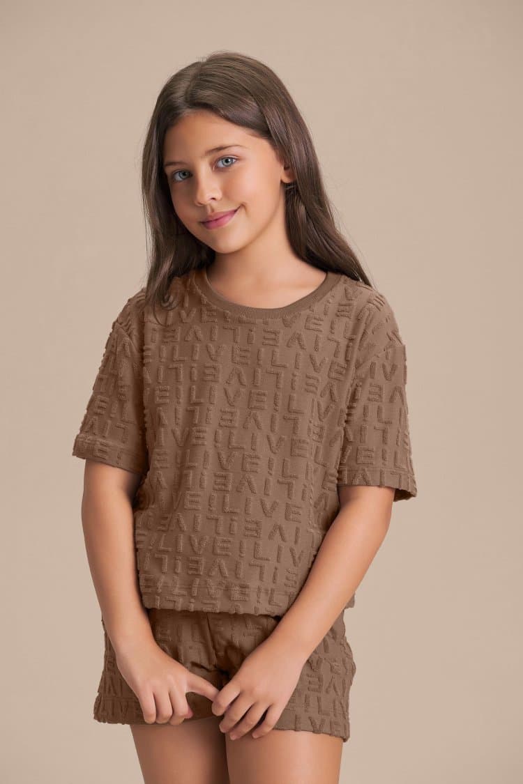 Camiseta LIVE Signature Jacquard Kids