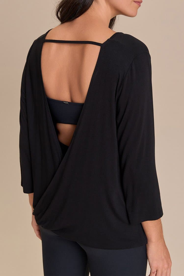 Camiseta ML Cross Back Visco
